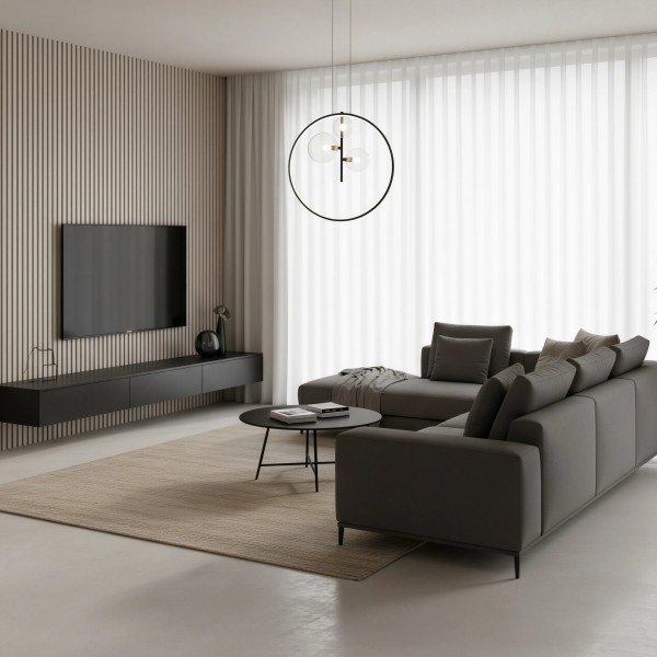 Снимка на Модерен висящ полилей с 3 стъклени сфери Carina Ring 3 -