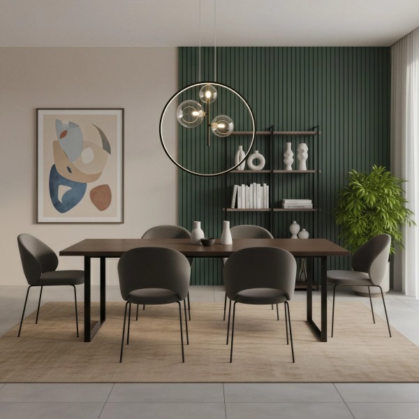 Снимка на Модерен висящ полилей с 3 стъклени сфери Carina Ring 3 -