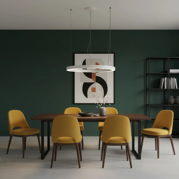 Детайлно изображение на Висящ кръгъл LED полилей Cool XL Pro | 4 размера Снимка на Висящ кръгъл LED полилей Cool XL Pro | 4 размера