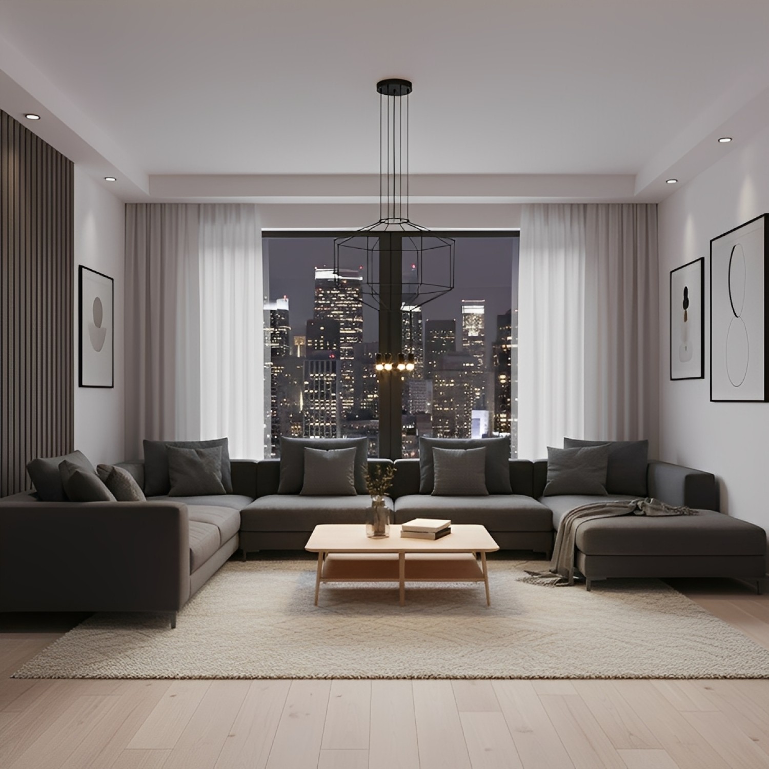 Снимка на Метален полилей Edy Surface | Тип решетка - кафез | 8 крушки GU4