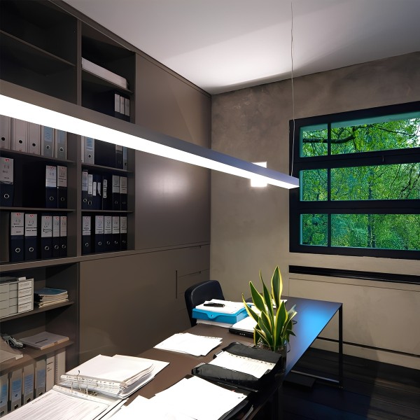 Висящ LED профил S-LINE 78 OM с висока осветеност - 217,00 лв (110.95€) Снимка на Висящ LED профил S-LINE 78 OM с висока осветеност - LED профили