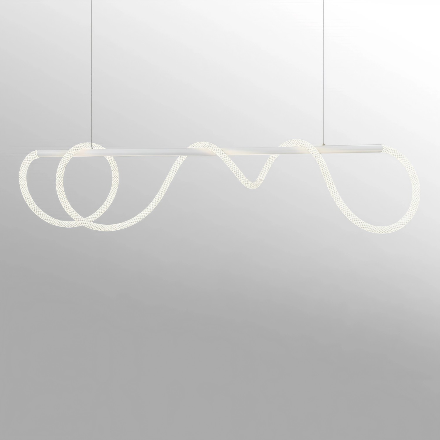 Снимка на Висяща LED лампа-въже Swing Pendant | Тип маркуч | 45W