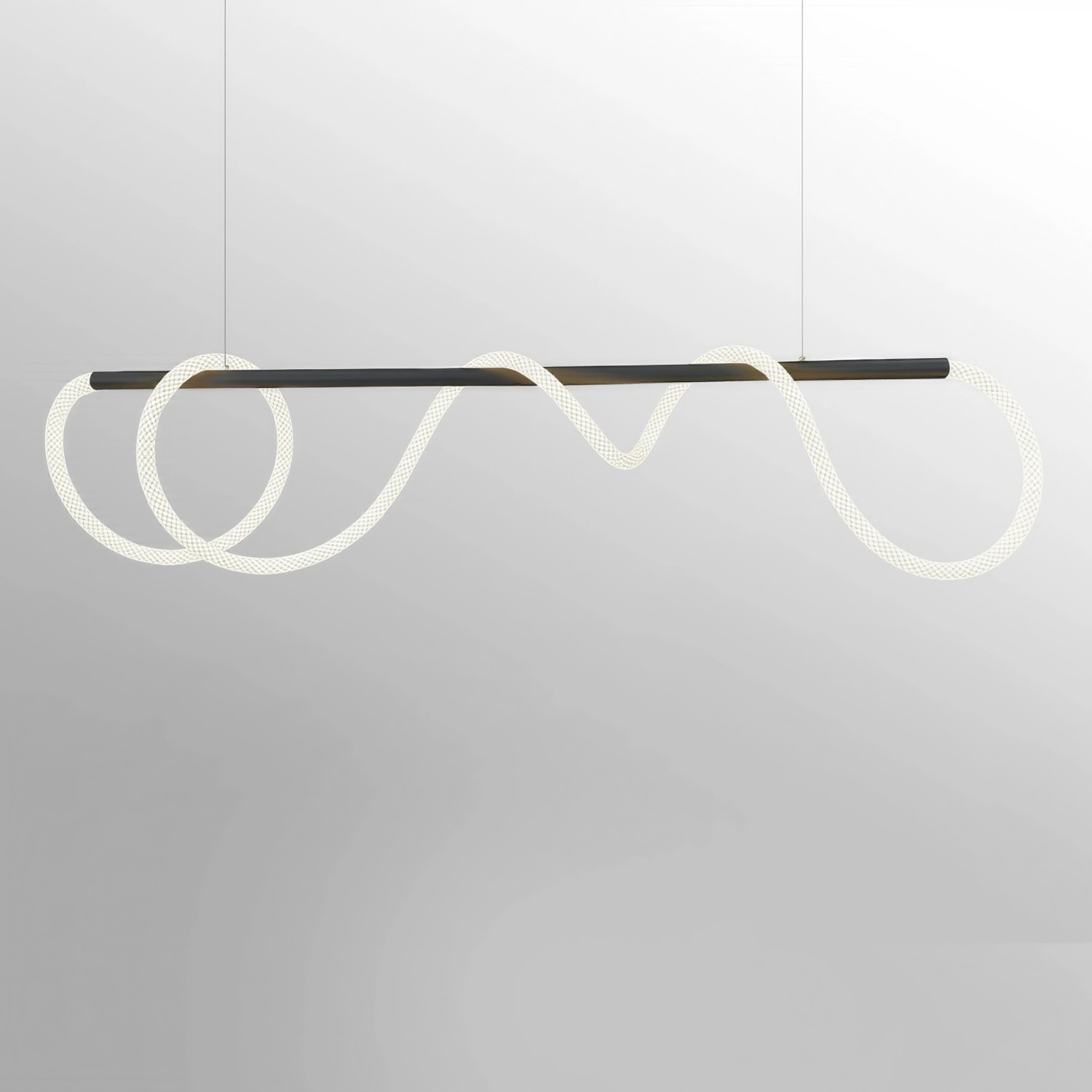 Снимка на Висяща LED лампа-въже Swing Pendant | Тип маркуч | 45W