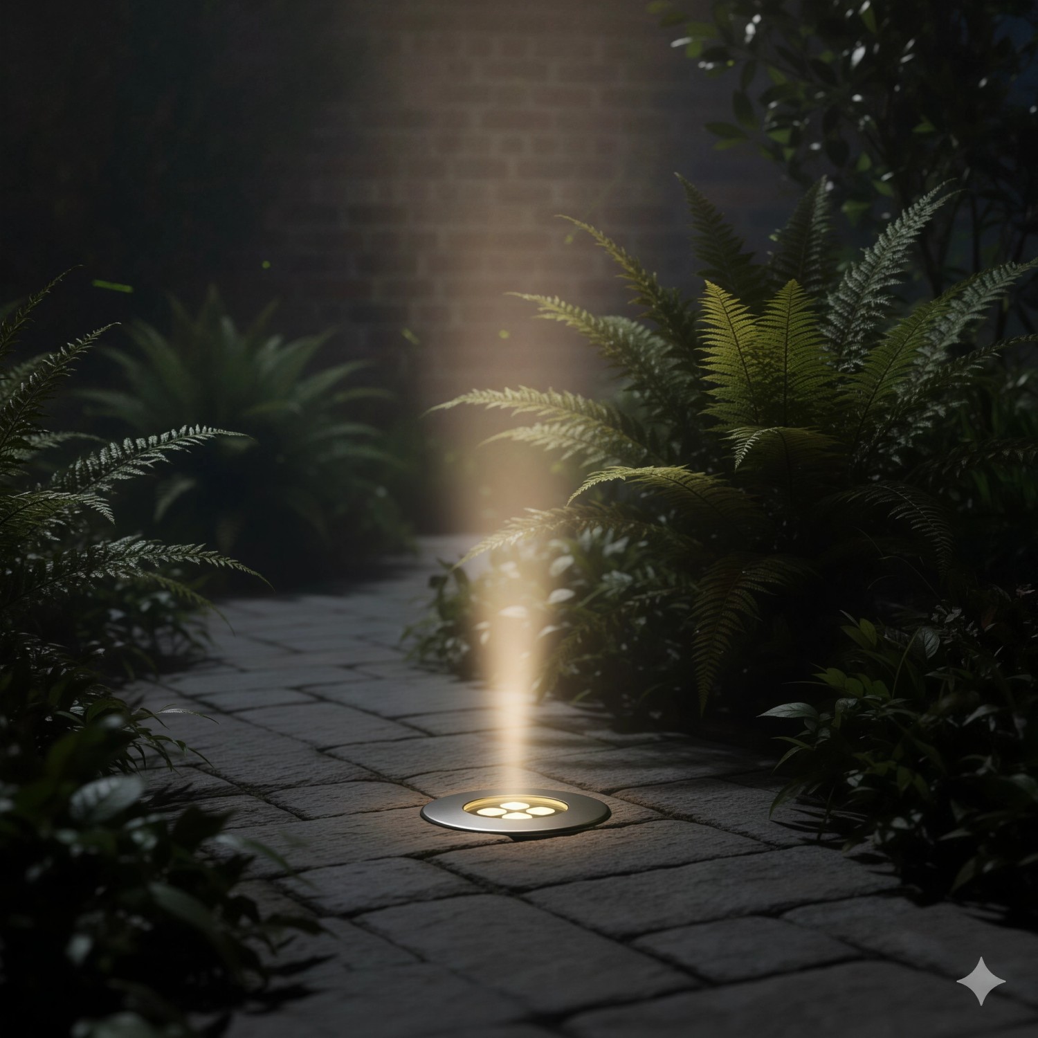 Снимка на LED луна за вграждане в земя Gap | Инокс | IP67 | 3000K