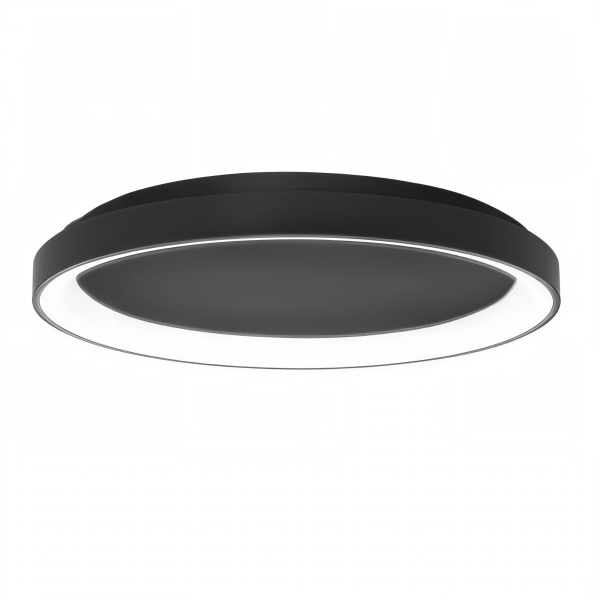 Снимка на LED плафониера Sirius с тънък профил и светлинен пръстен - Плафони