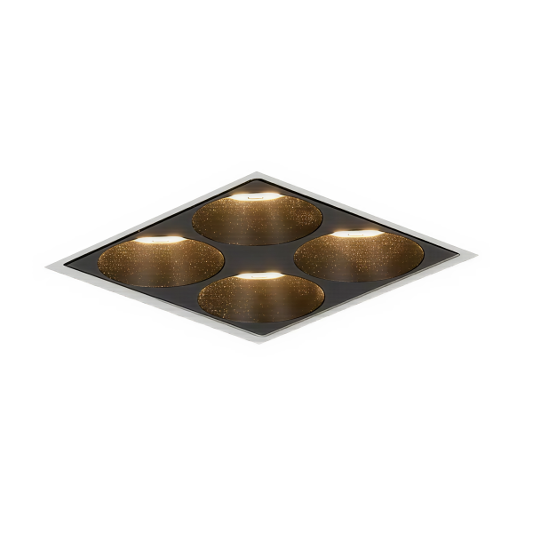 Снимка на Квадратна LED луна за вграждане Quadro | 6W | 3000K | IP20