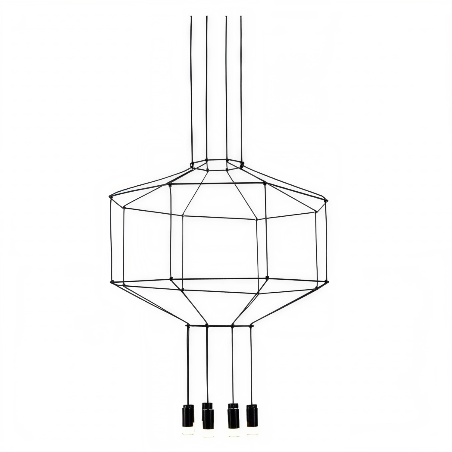 Снимка на Метален полилей Edy Surface | Тип решетка - кафез | 8 крушки GU4