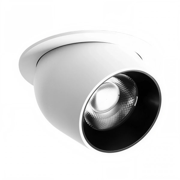 Детайлно изображение на LED спот за вграждане Aries | Насочваща | 10W | 3000K Снимка на LED спот за вграждане Aries | Насочваща | 10W | 3000K