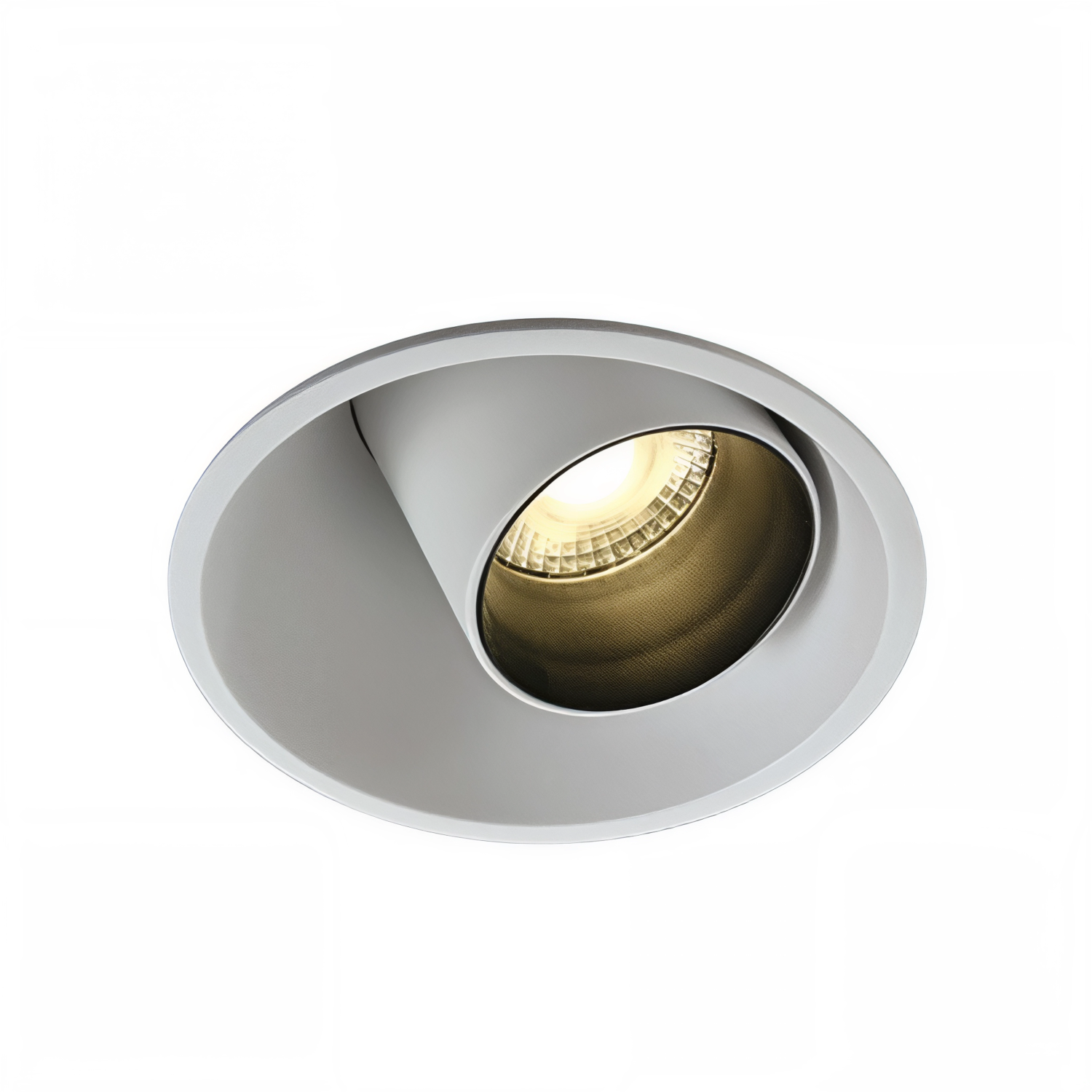 Снимка на LED луна за вграждане с наклонен корпус One Light | 3000K | 11W
