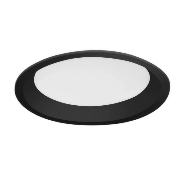 Детайлно изображение на LED луна за вграждане Sky Black | Черна | 24W | 3000K Снимка на LED луна за вграждане Sky Black | Черна | 24W | 3000K