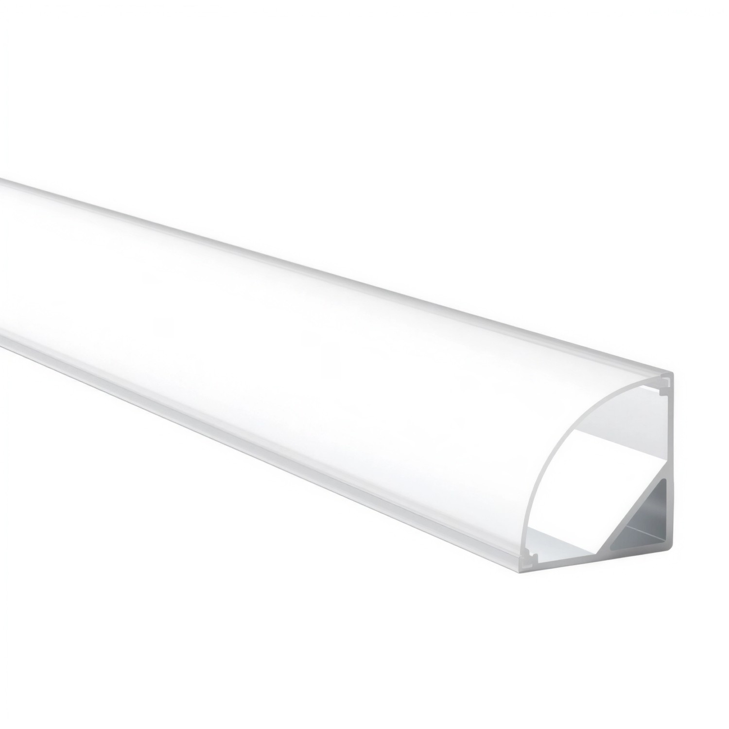 Снимка на Ъглов алуминиев LED профил 601 | 16×16 мм | 45° ъгъл | 3 метра