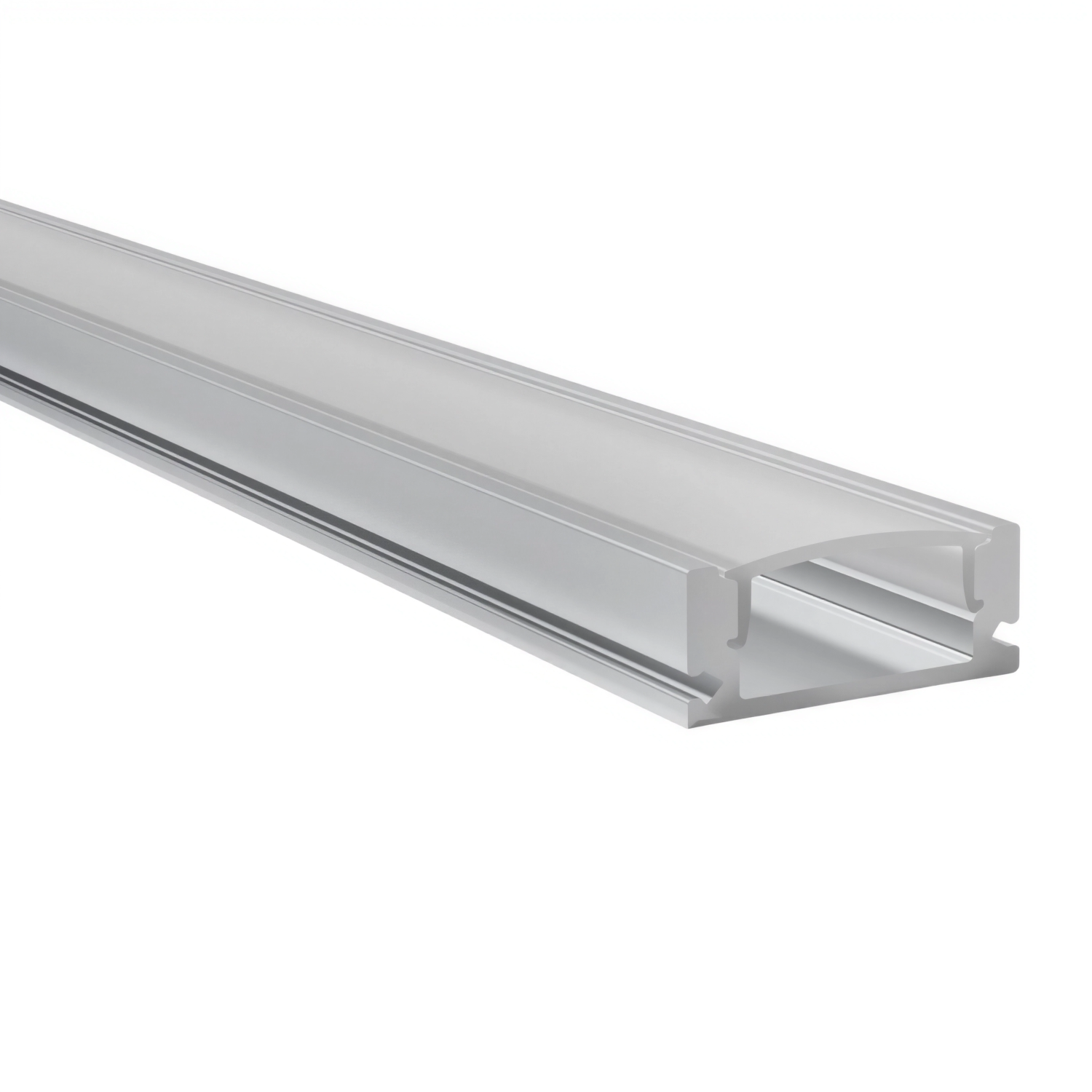 Снимка на Алуминиев профил за LED лента OM 509 | 17×7 мм | 3 метра | OPAL дифузер