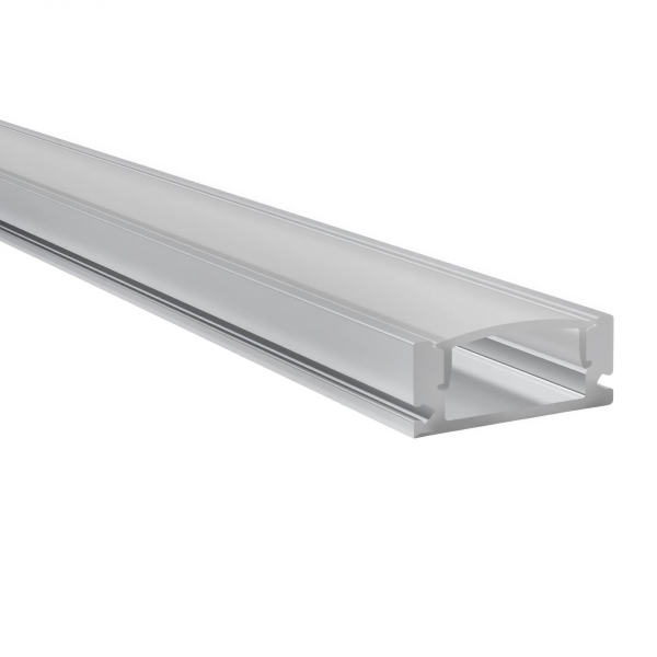 Снимка на Алуминиев профил за LED лента OM 509 | 17×7 мм | 3 метра | OPAL дифузер