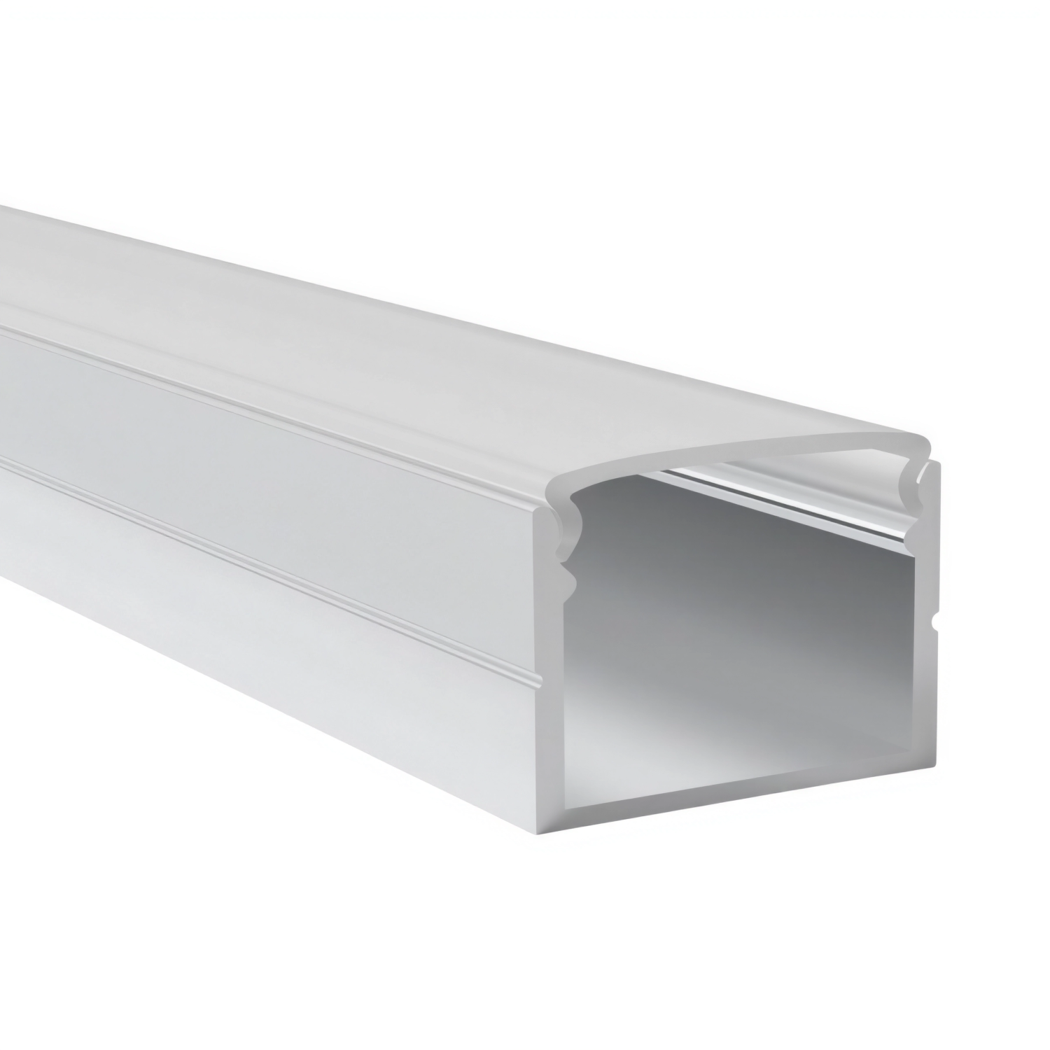 Детайлно изображение на Алуминиев профил за LED лента OM 616 | 19×13 мм | 3 метра | OPAL дифузер Снимка на Алуминиев профил за LED лента OM 616 | 19×13 мм | 3 метра | OPAL дифузер