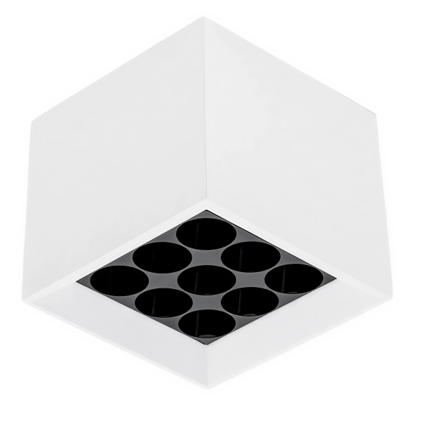 Снимка на Квадратна LED луна за външен монтаж Cubus | 3000K