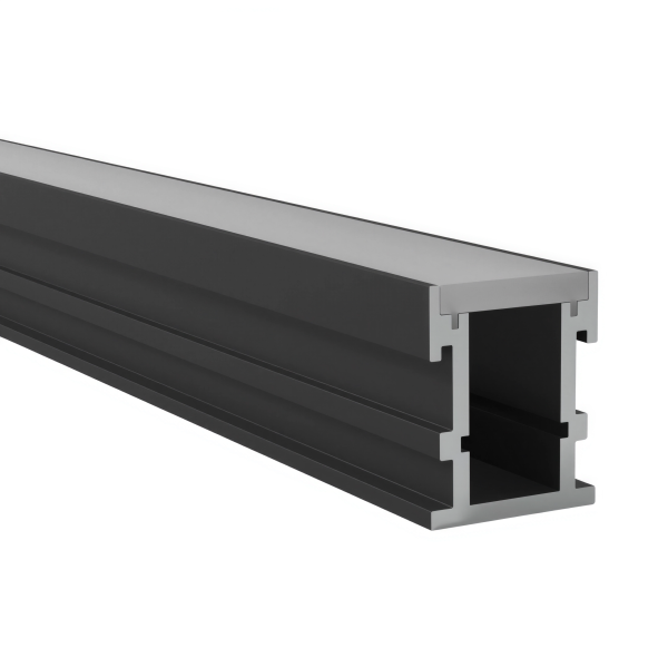 Снимка на Алуминиев профил за вграждане в земя на LED 2126F | 21×26 мм | 1 метър | OPAL дифузер