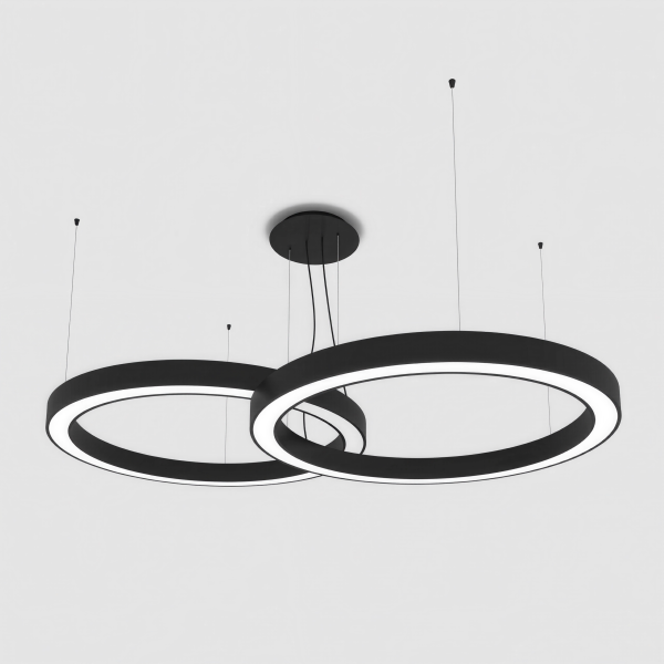 Детайлно изображение на Кръгъл LED пендел за висящ монтаж Cool XL Eco Снимка на Кръгъл LED пендел за висящ монтаж Cool XL Eco - Осветление за кухня