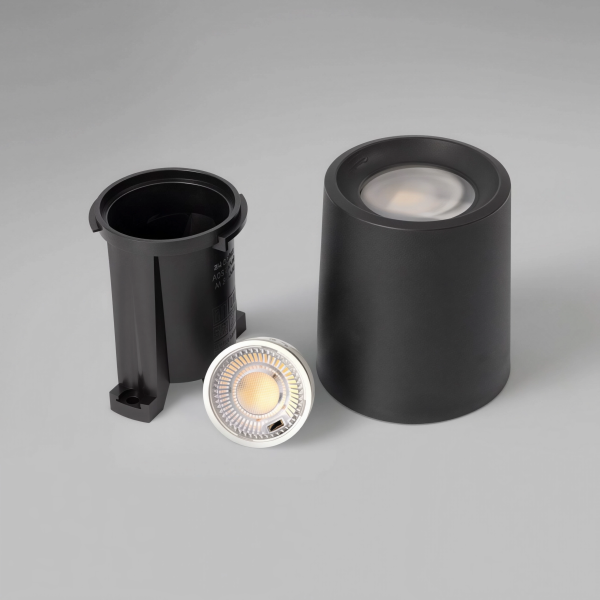 Снимка на Цилиндрична луна за външен монтаж Livia 90 | GU10 | 6W