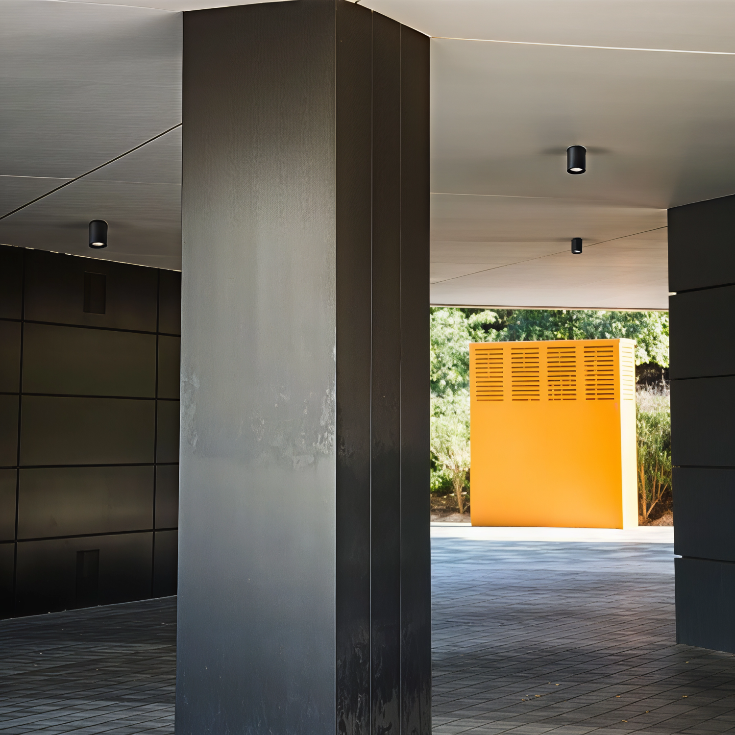 Снимка на Цилиндрична луна за външен монтаж Livia 90 | GU10 | 6W