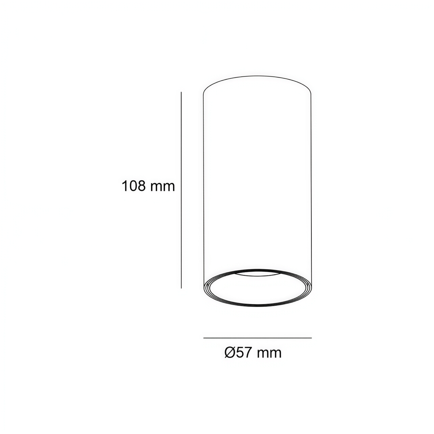 Снимка на Цилиндрична луна за външен монтаж Mars | GU10