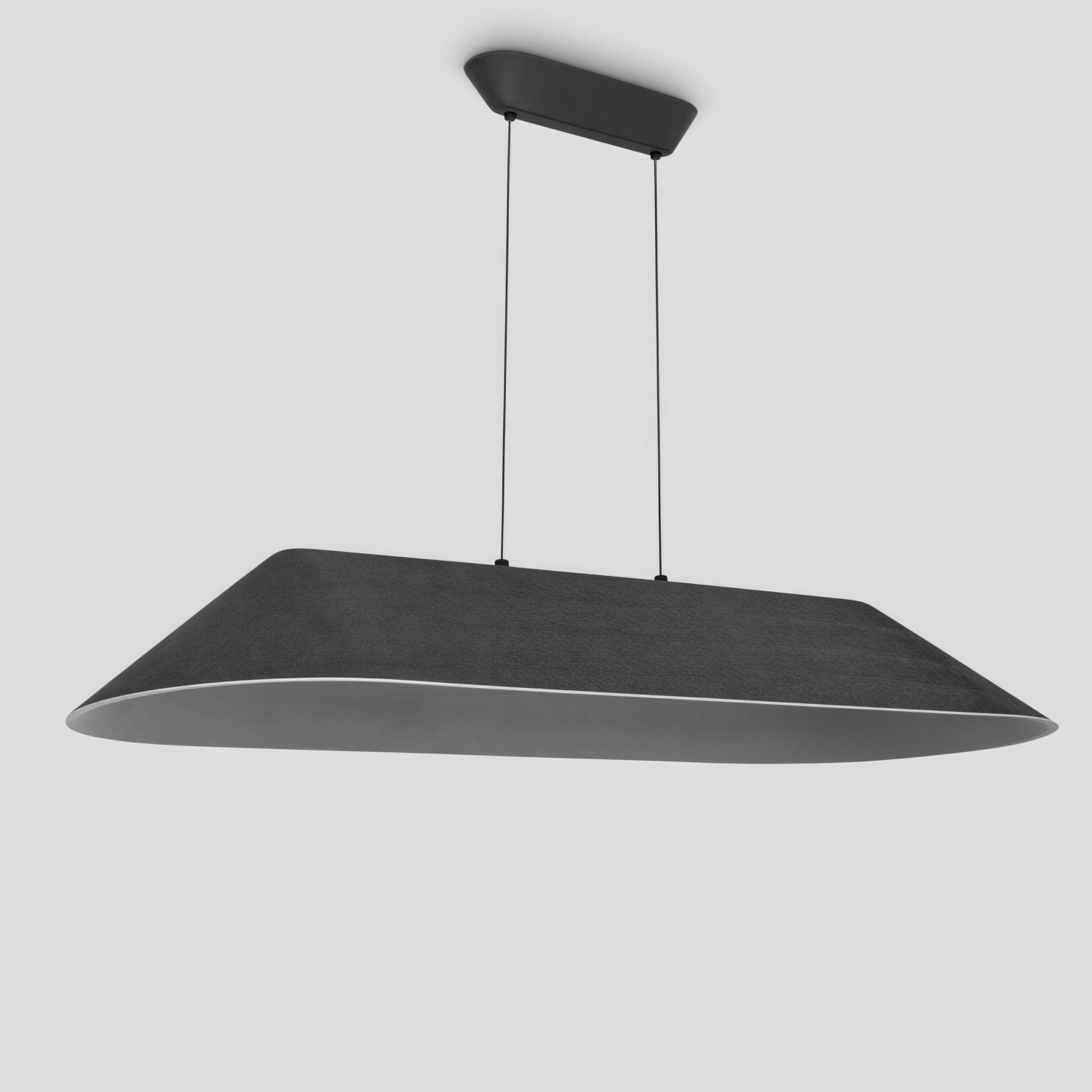 Снимка на Правоъгълна акустична висяща LED лампа Serenity (109 см) - Висящи лампи