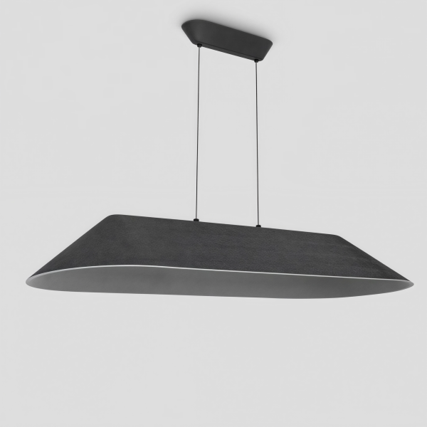 Снимка на Правоъгълна акустична висяща LED лампа Serenity (109 см) - Висящи лампи