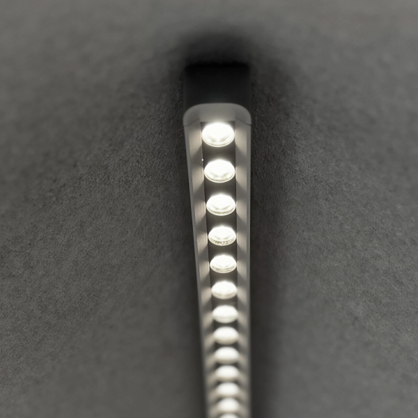 Снимка на Правоъгълна акустична висяща LED лампа Serenity (109 см) - Висящи лампи