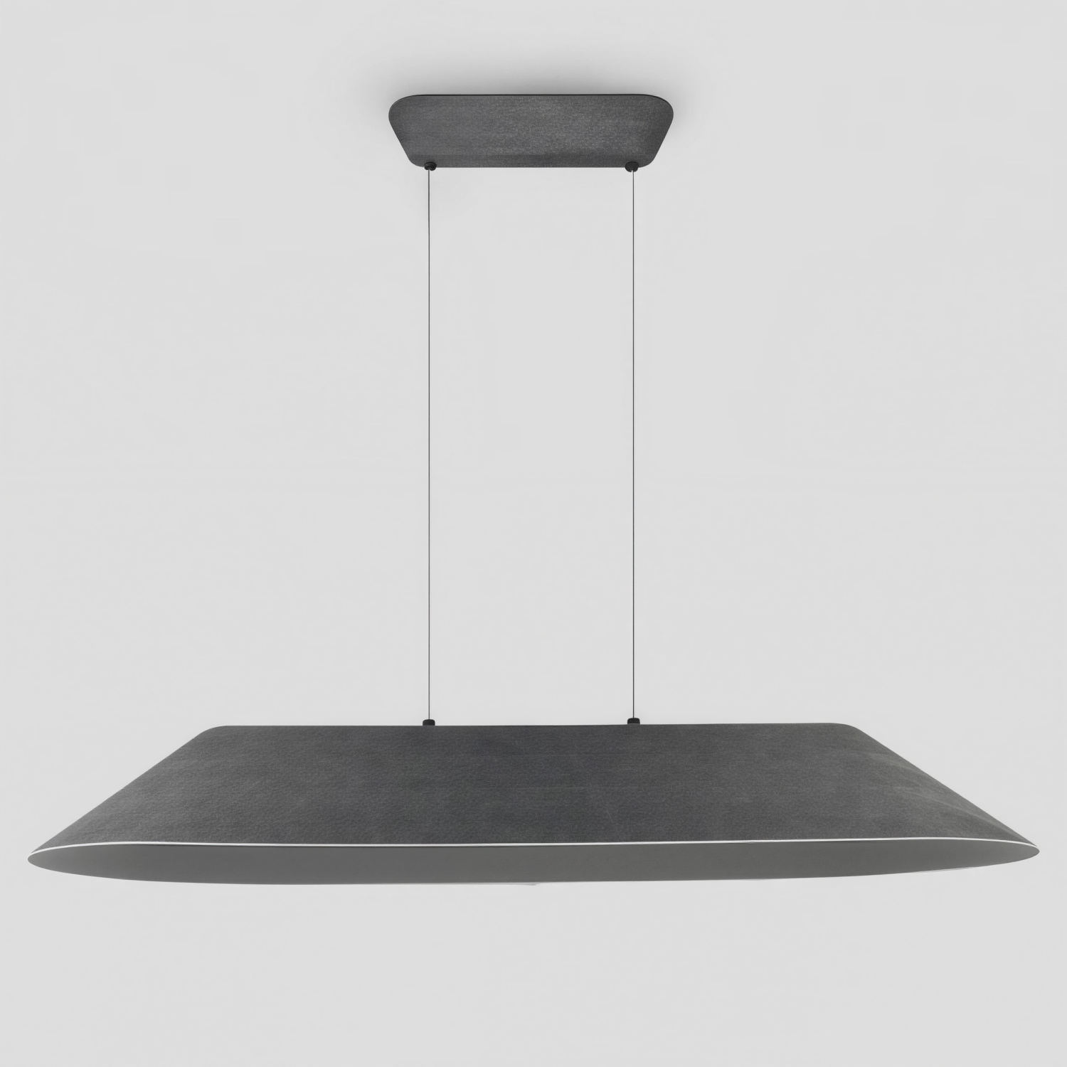 Снимка на Правоъгълна акустична висяща LED лампа Serenity (109 см) - Висящи лампи