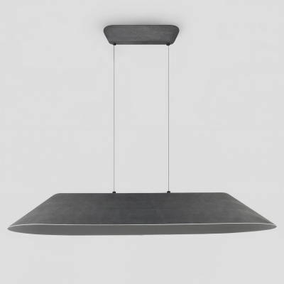 Правоъгълна акустична висяща LED лампа Serenity | Звукопоглъщащ | 109cm