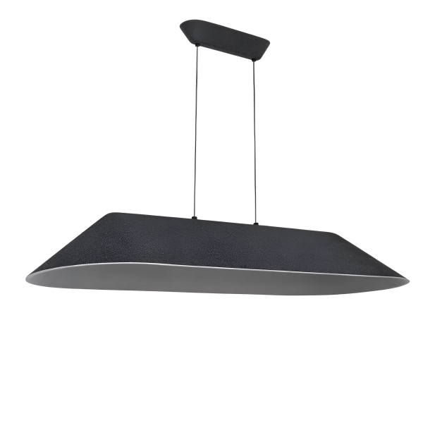 Снимка на Правоъгълна акустична висяща LED лампа Serenity (109 см) - Висящи лампи