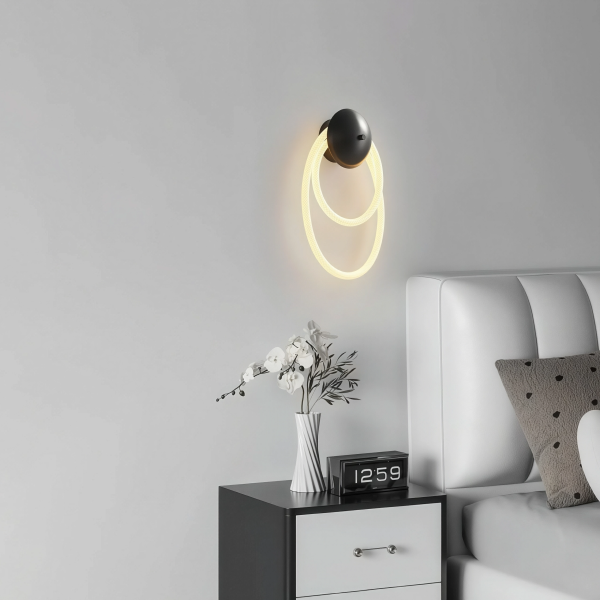 Снимка на Декоративна стенна лампа с въже/маркуч Swing Wall | 30W | 3000K