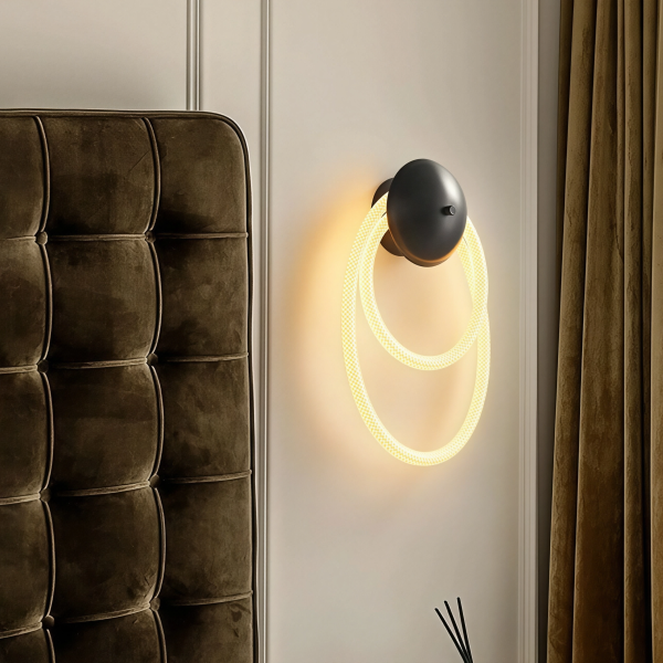 Снимка на Декоративна стенна лампа с въже/маркуч Swing Wall | 30W | 3000K