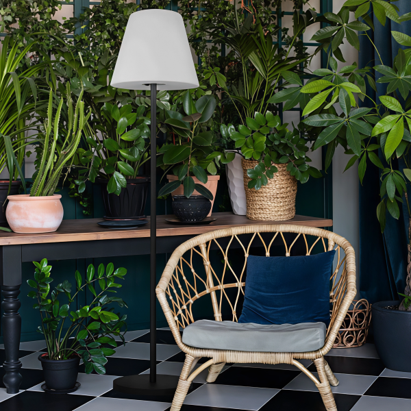 Снимка на Външна градинска лампа с абажур Shine | 149cm | IP44 | E27