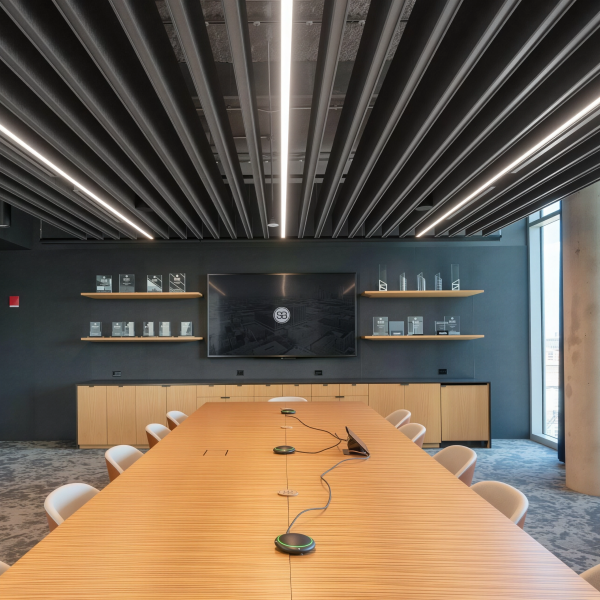 Снимка на Висящо двустранно акустично пано от PET филц | Звукопоглъщащ