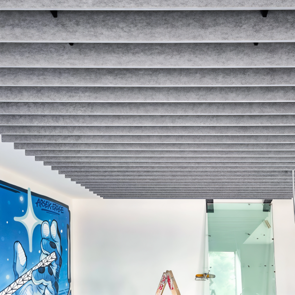 Снимка на Висящо двустранно акустично пано от PET филц | Звукопоглъщащ