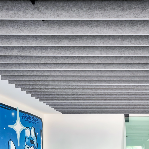 Снимка на Висящо двустранно акустично пано от PET филц | Звукопоглъщащ