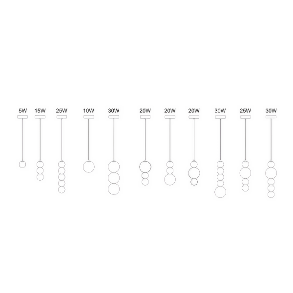 Снимка на Висяща лампа за таван или стена Riga IP44 - Висящи лампи