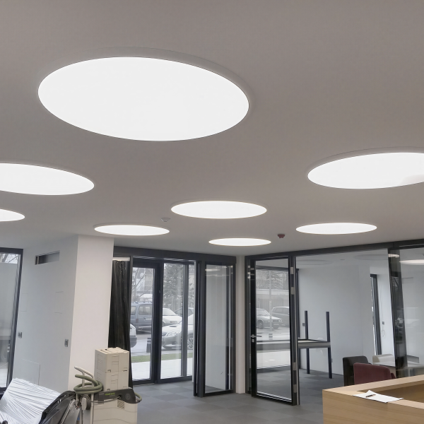 Детайлно изображение на Кръгла LED плафониера Veny M | Два размера | 3000K Снимка на Кръгла LED плафониера Veny M | Два размера | 3000K