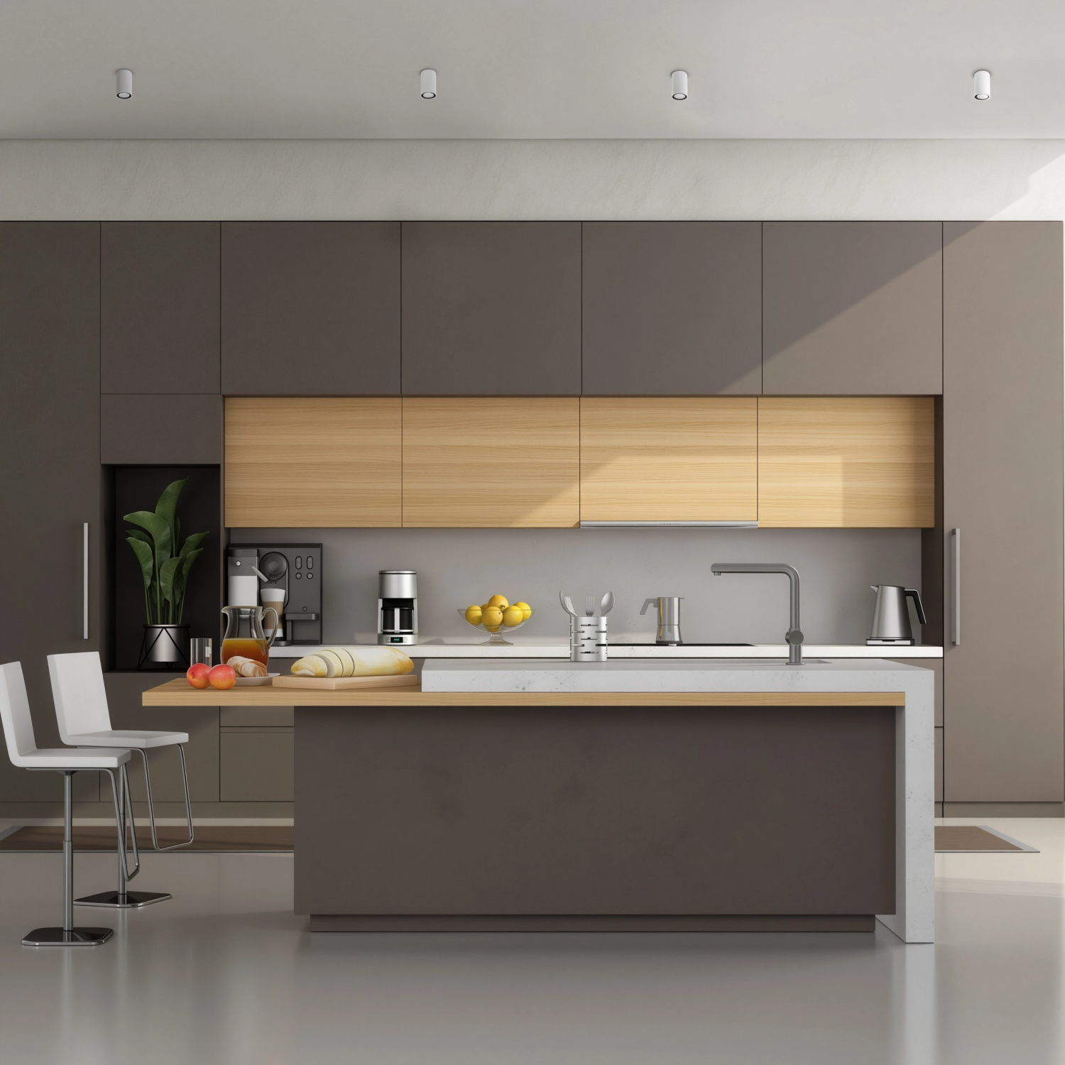 Снимка на Цилиндрична луна Push за открит монтаж | GU10