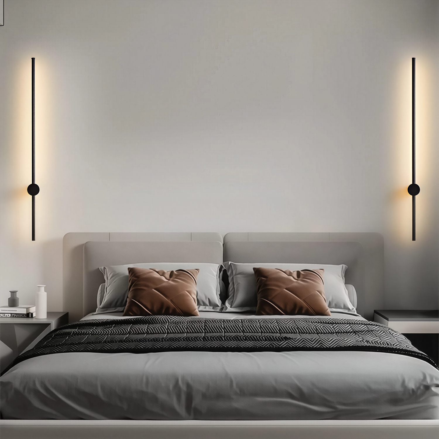 Снимка на Линеен стенен LED аплик Tiny Pipe | 3000K | 1.6cm дебелина