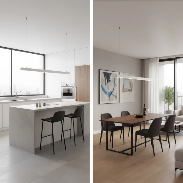 Снимка на Линеен LED профил S-LINE 36 OM LOW с нисък корпус - LED профили