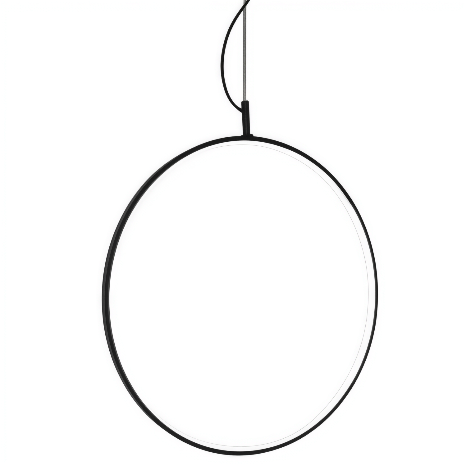 Снимка на Висяща кръгла LED лампа с минималистичен дизайн Tini (Ø600/1200 mm) - Висящи лампи