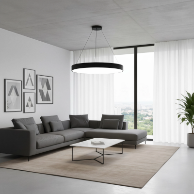 Висяща кръгла LED плафониера Veny XL | Ø80–120cm | 3000-4000K