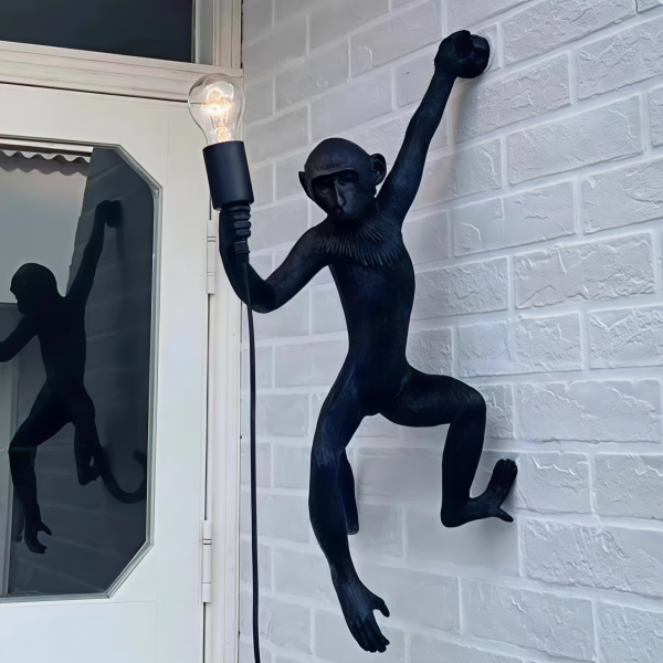 Снимка на Декоративен стенен аплик маймуна Monkey | 4W | 2800K | E27