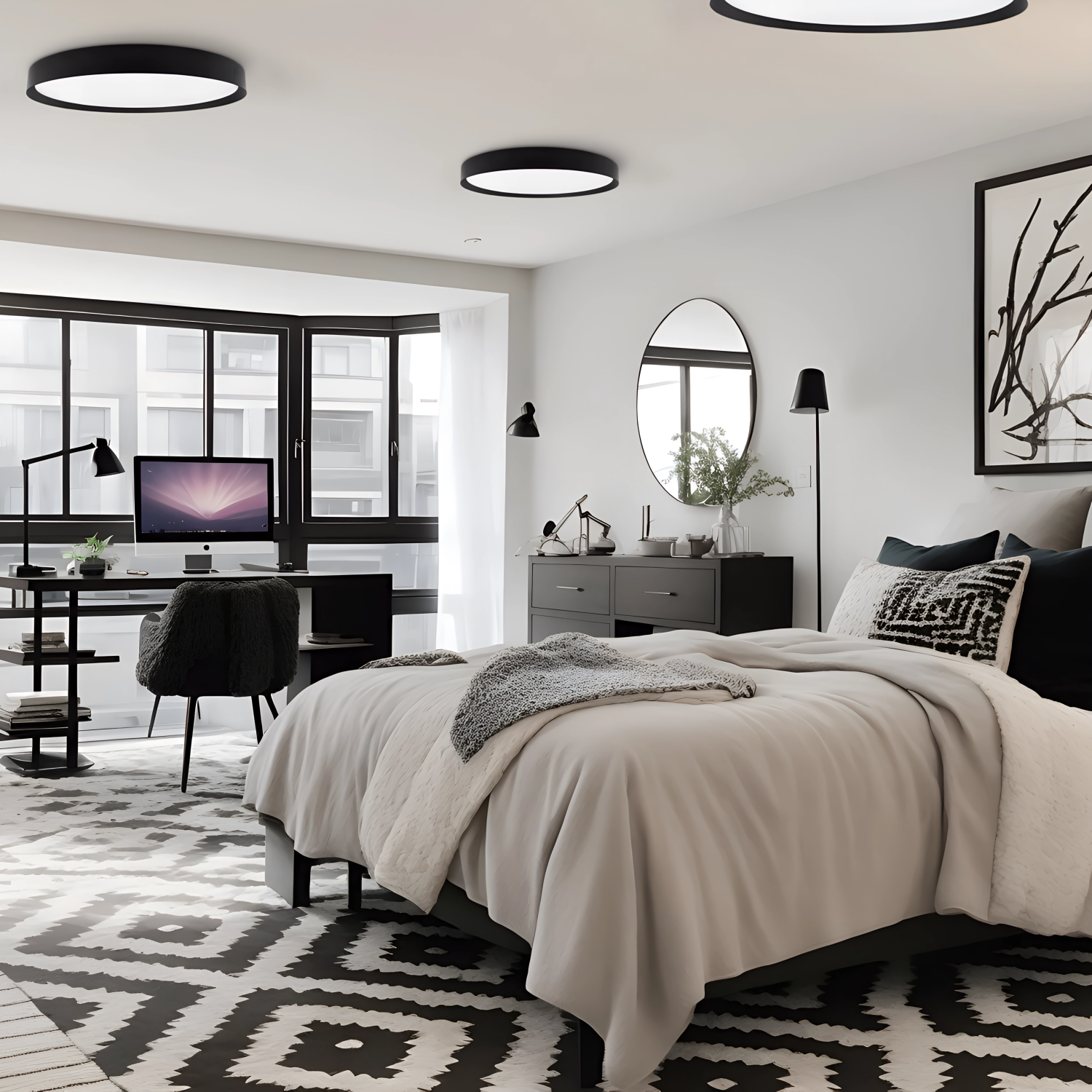 Снимка на Кръгла LED плафониера Aris R | 3-CCT | 3 размера