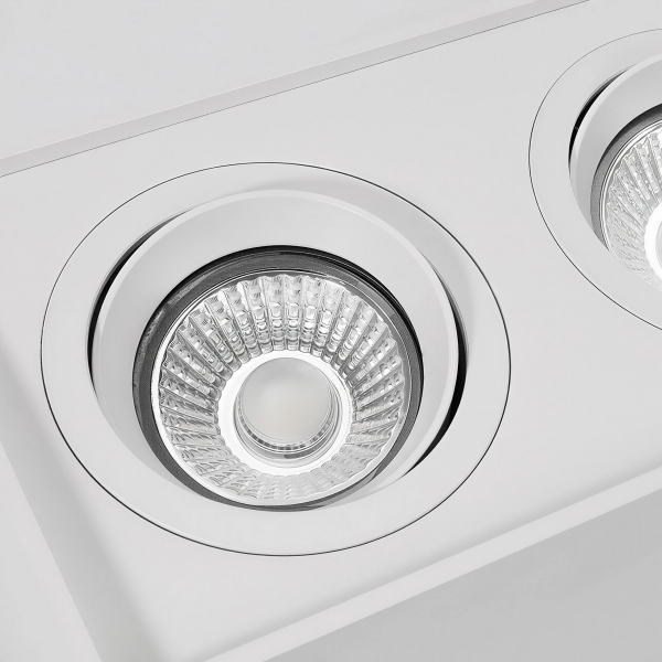 Снимка на Квадратна LED луна за външен монтаж Bolt SQ | GU10 | 10W