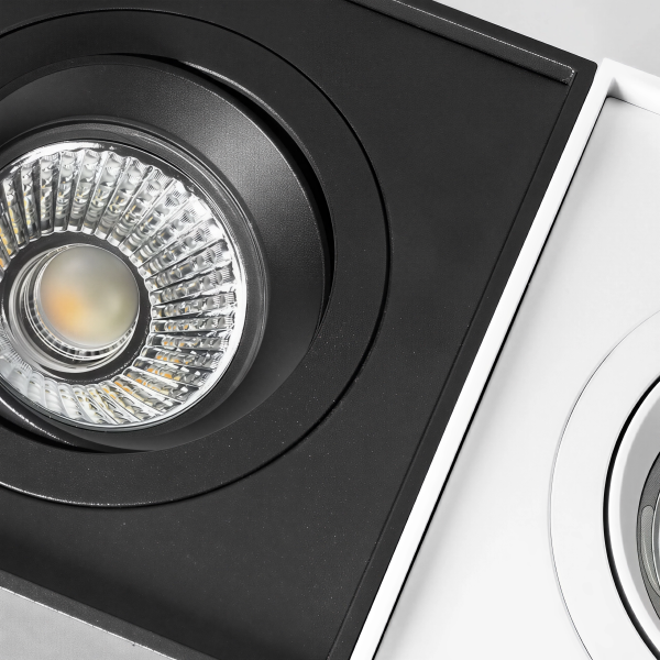 Снимка на Квадратна LED луна за външен монтаж Bolt SQ | GU10 | 10W