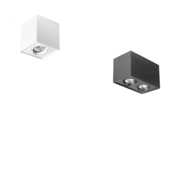 Детайлно изображение на Квадратна LED луна за външен монтаж Bolt SQ | GU10 | 10W Снимка на Квадратна LED луна за външен монтаж Bolt SQ | GU10 | 10W