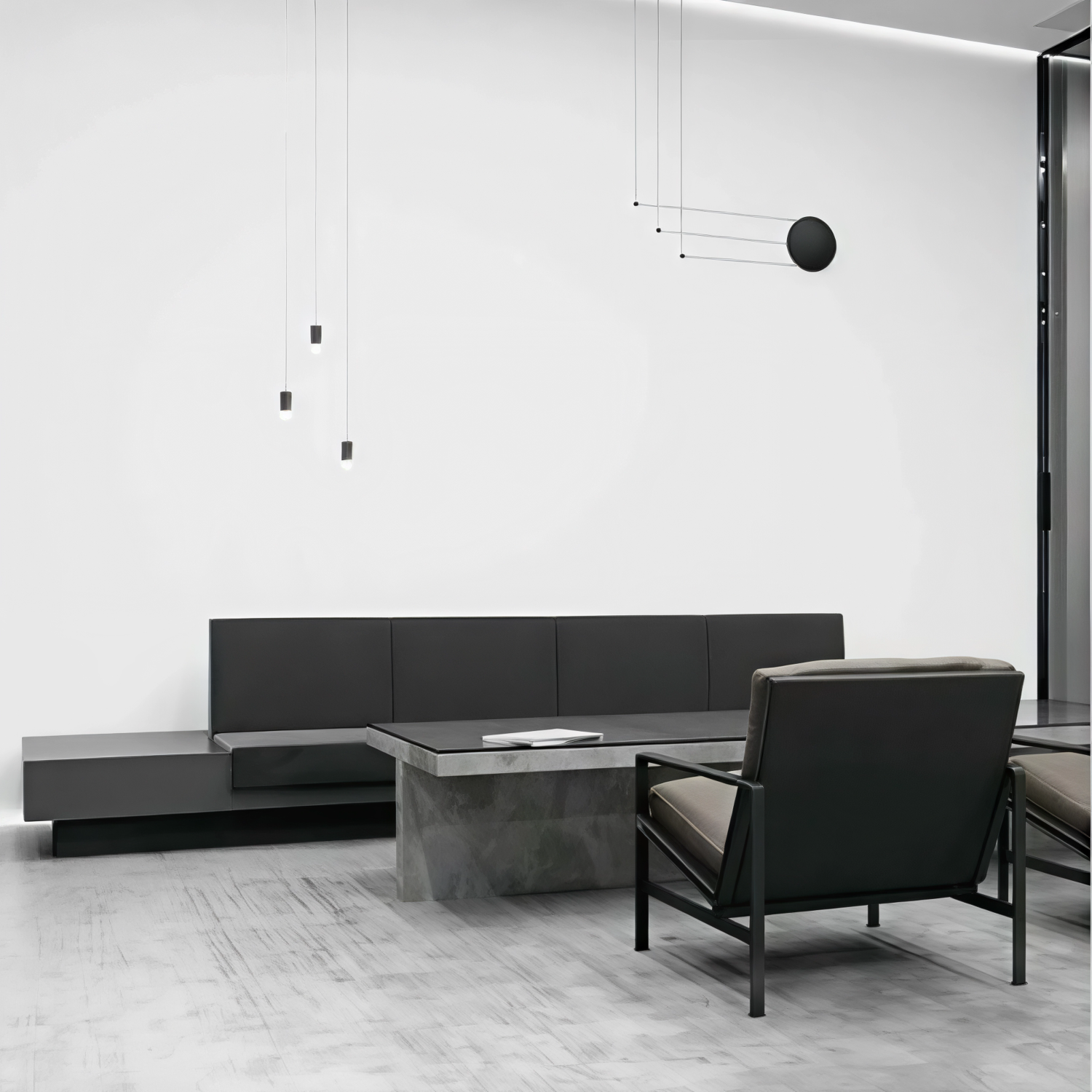 Снимка на Дизайнерски LED полилей с въжета Edy Wall | Дължина 580cm