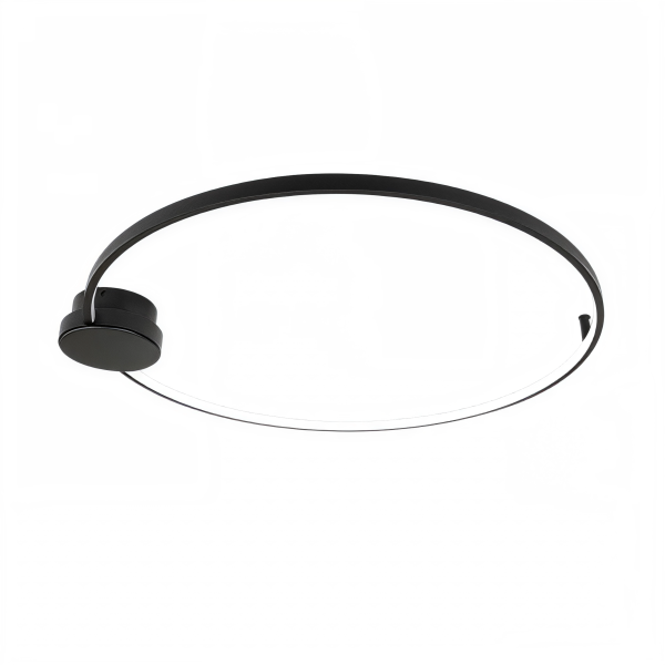 Снимка на Кръгла дизайнерска плафониера за таван Lorena тип пръстен | 3000K